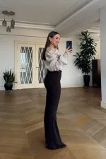 Women's Wide-Leg Trousers with Belt Women's Wide-Leg Trousers with Belt