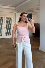 Kare Yaka Askılı Büstiyer