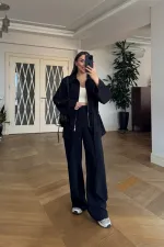 Modal Blend Jacket and Pants Women's Suit Modal Blend Jacket and Pants Women's Suit