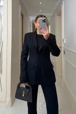 Body-hugging blazer women's jacket