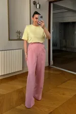 Vatkalı Kısa Kollu Basic Kadın Tişört