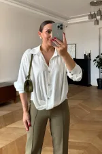 Düğüm Detaylı Kadın Gömlek