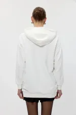 Basic Kapüşonlu Kadın Sweatshirt
