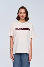 Oversize Baskılı Kadın Tişört