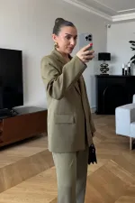 Tek Düğmeli Kadın Ceket