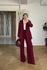 Pleated Palazzo Women's Trousers