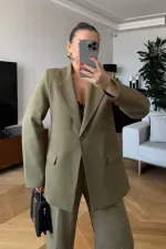 Tek Düğmeli Kadın Ceket