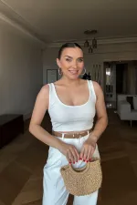 Askılı Crop Top