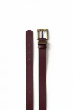 Ceinture femme en similicuir à boucle carrée