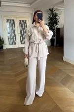 Modal Blend Jacket and Pants Women's Suit Modal Blend Jacket and Pants Women's Suit