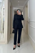 Body-hugging blazer women's jacket