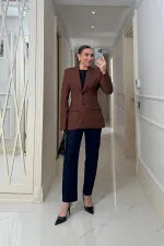 Veste blazer moulante pour femme