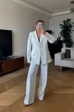 Tek Düğmeli Kadın Ceket