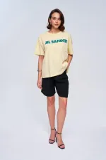 Oversize Baskılı Kadın Tişört