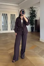 Modal Blend Jacket and Pants Women's Suit Modal Blend Jacket and Pants Women's Suit