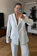 Tek Düğmeli Kadın Ceket