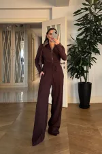 Beli Lastikli Fitilli Kadın Pantolon