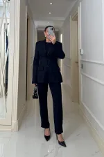 Body-hugging blazer women's jacket