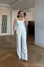 Kare Yaka Askılı Büstiyer