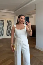 Kare Yaka Askılı Büstiyer