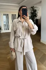 Modal Blend Jacket and Pants Women's Suit Modal Blend Jacket and Pants Women's Suit
