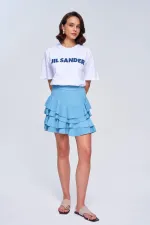 Volanlı Mini Kadın Etek