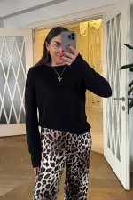 Bisiklet Yaka Basic İnce Triko Kadın Kazak