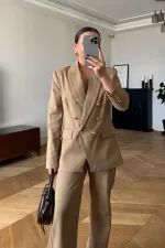 Kruvaze Blazer Kadın Ceket