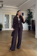 Modal Blend Jacket and Pants Women's Suit Modal Blend Jacket and Pants Women's Suit