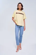 Oversize Baskılı Kadın Tişört