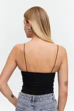 İp Asklı Crop Top