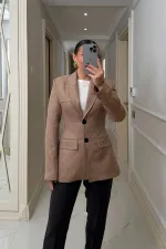 Veste blazer moulante pour femme