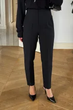 Yüksek Bel Pensli Kadın Pantolon