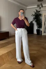 Beli Lastikli Rahat Kesim Kadın Pantolon