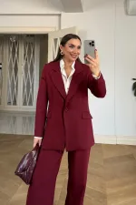 Tek Düğmeli Blazer Kadın Ceket