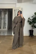 Pelerin Bluz Pantolon Kadın Takım