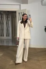 Tek Düğmeli Blazer Kadın Ceket