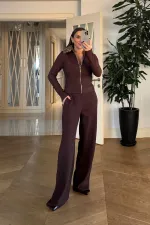 Beli Lastikli Fitilli Kadın Pantolon