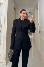 Body-hugging blazer women's jacket