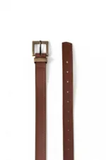 Ceinture femme en similicuir à boucle carrée