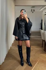 Suni Deri Kemerli Panço