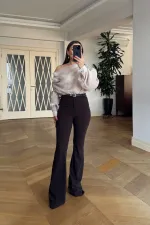 Women's Wide-Leg Trousers with Belt Women's Wide-Leg Trousers with Belt