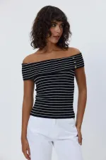 Madonna Yaka Triko Bluz