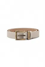 Faux Leather Square Buckle Women's Belt