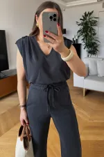 Modal V Yaka İkili Kadın Takım