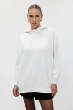 Basic Kapüşonlu Kadın Sweatshirt