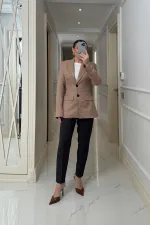 Veste blazer moulante pour femme