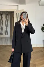 Tek Düğmeli Blazer Kadın Ceket