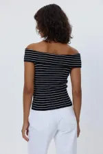 Madonna Yaka Triko Bluz