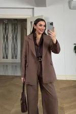 Tek Düğmeli Blazer Kadın Ceket